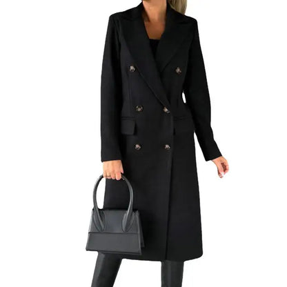 Vinterjacka Dam Elegant Vattentålig Lång Modeller-1
