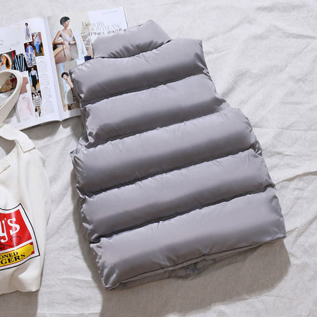 Dam Vintage Väst Högkvalitativt Material Trendig Höst-4