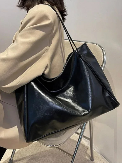 Dam Axelväska Läder Elegant Praktisk-1