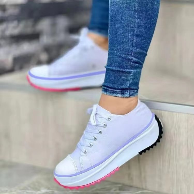Variant image for Herr Sneakers Tidlös Design Läder med Elastisk Sula-4