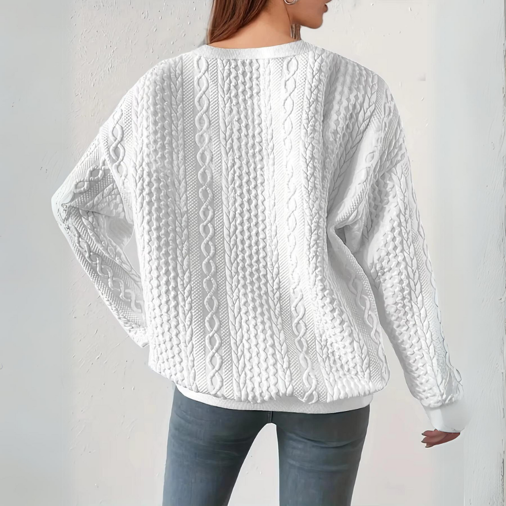 Herr Sweatshirt Cirkulär Halsringning Mjuk Bomull Avslappnad-2