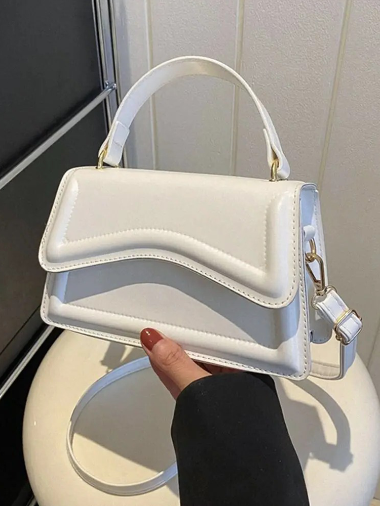 Dam Axelväska Elegant Syntetisk Rymlig Design för Vardag och Fest 4