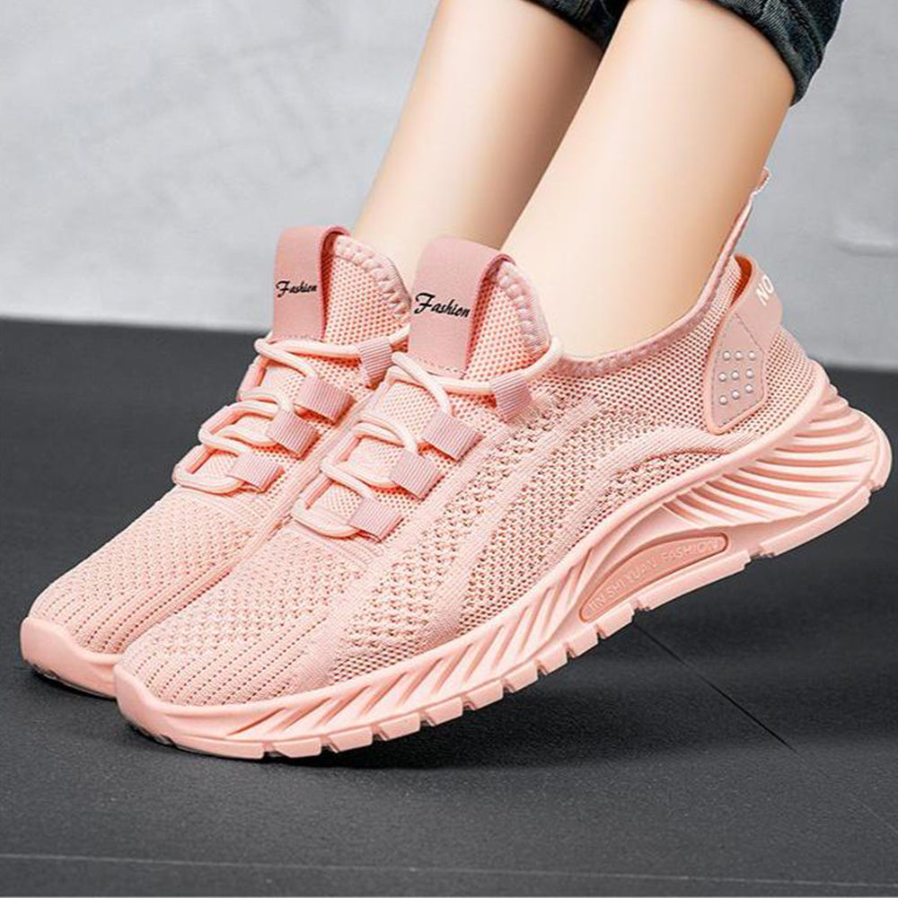 Kvinnors Sneakers Andningsbar Mesh Flexibelt Material 5