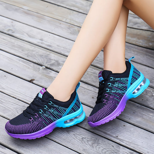 Kvinnors Sneakers Sportiga Mesh med Minnesskum-1