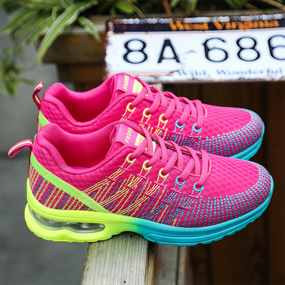 Kvinnors Sneakers Sportiga Mesh med Minnesskum-6