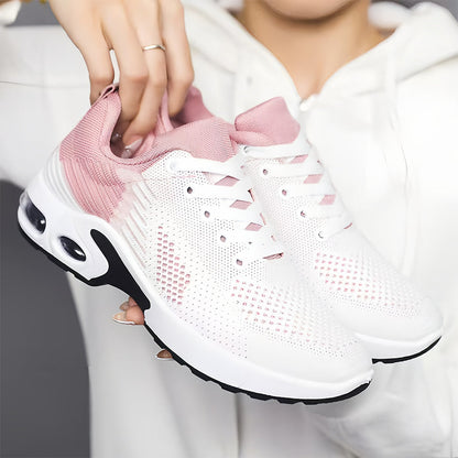 Kvinnors Sneakers Fritid Mesh Material Andningsbar Design-2