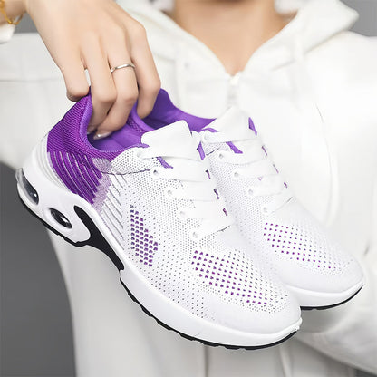 Kvinnors Sneakers Fritid Mesh Material Andningsbar Design-5