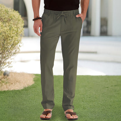 Variant image for Herrbyxor Loose Fit Elastiskt Midjeband Bomull-43