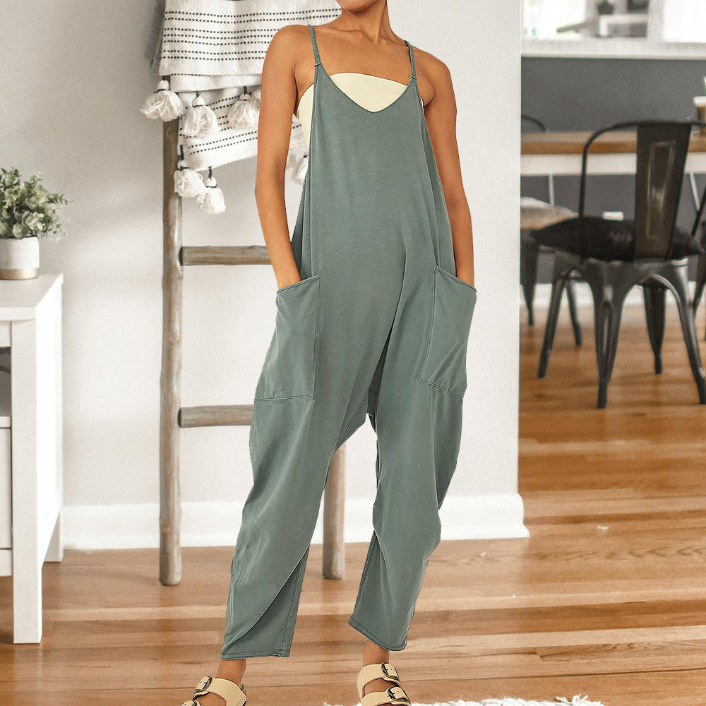 Hängslen Herr Bekväm Polyester med Blixtlås och Fickor-4