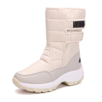 Variant image for Kvinnors Snöstövel Vattentät Oxford-tyg med Pälsintegration-9