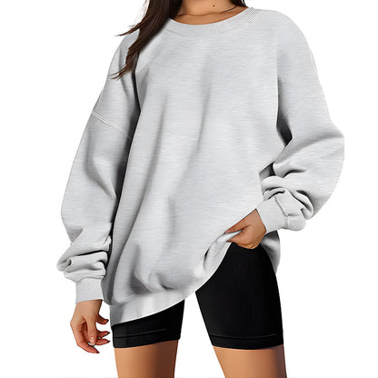 Dam Tröja Casual Rund Hals Polyester med Boktop Mönster-5