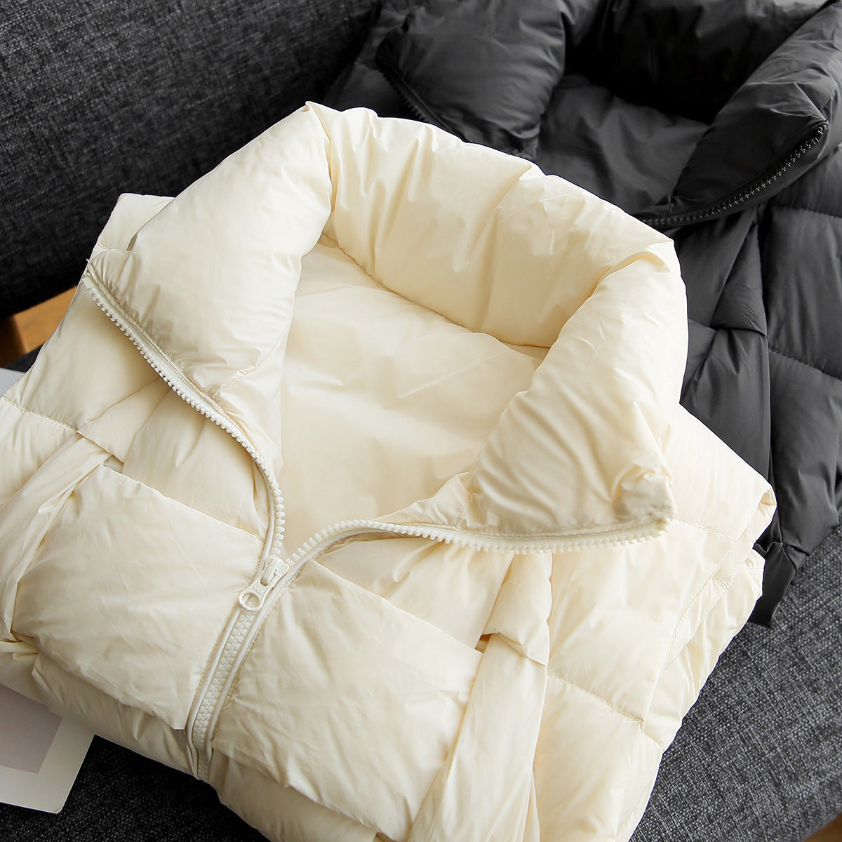 Dam Dunväst Elegant Designad För Lager-på-Lager-Styling-4