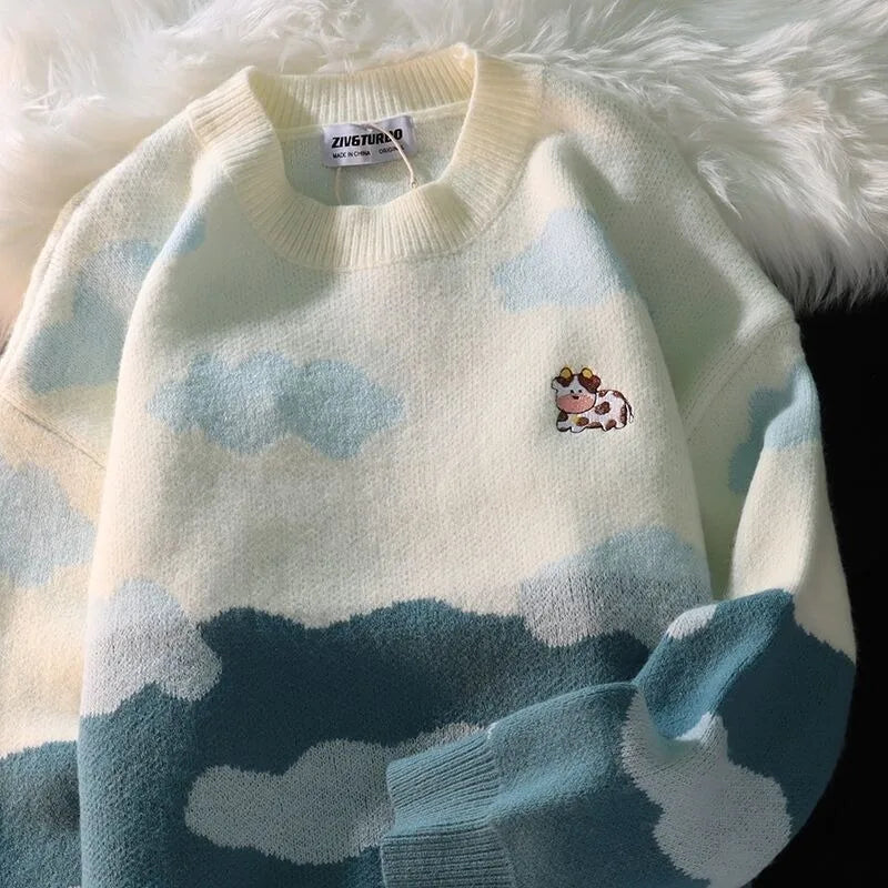 Variant image for Dam Tröja Rollkrage Patchwork Nallebjörnmotiv Akryl-11