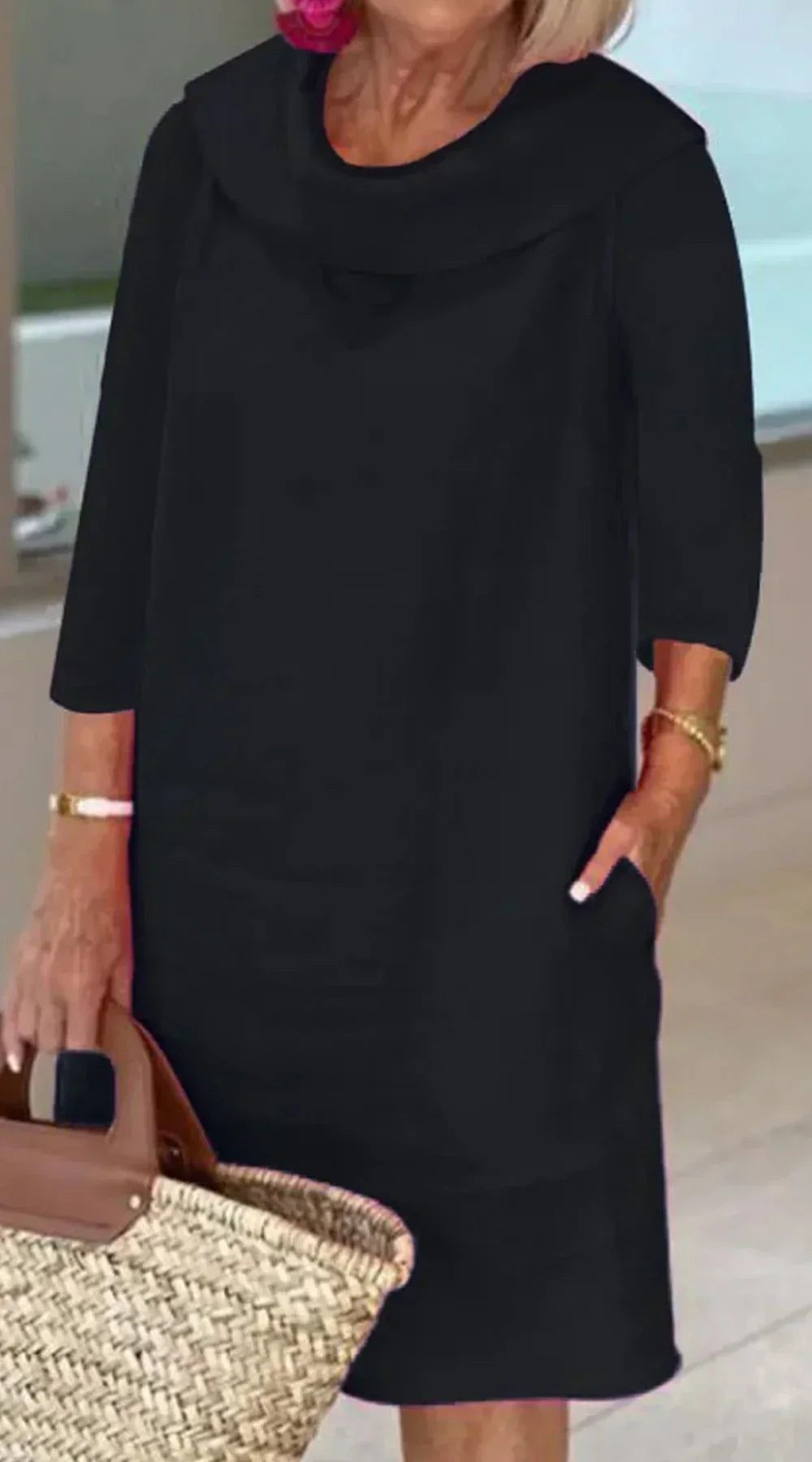 Variant image for Fina Dam Klänningar Elegant Lätt Material med Krage-19