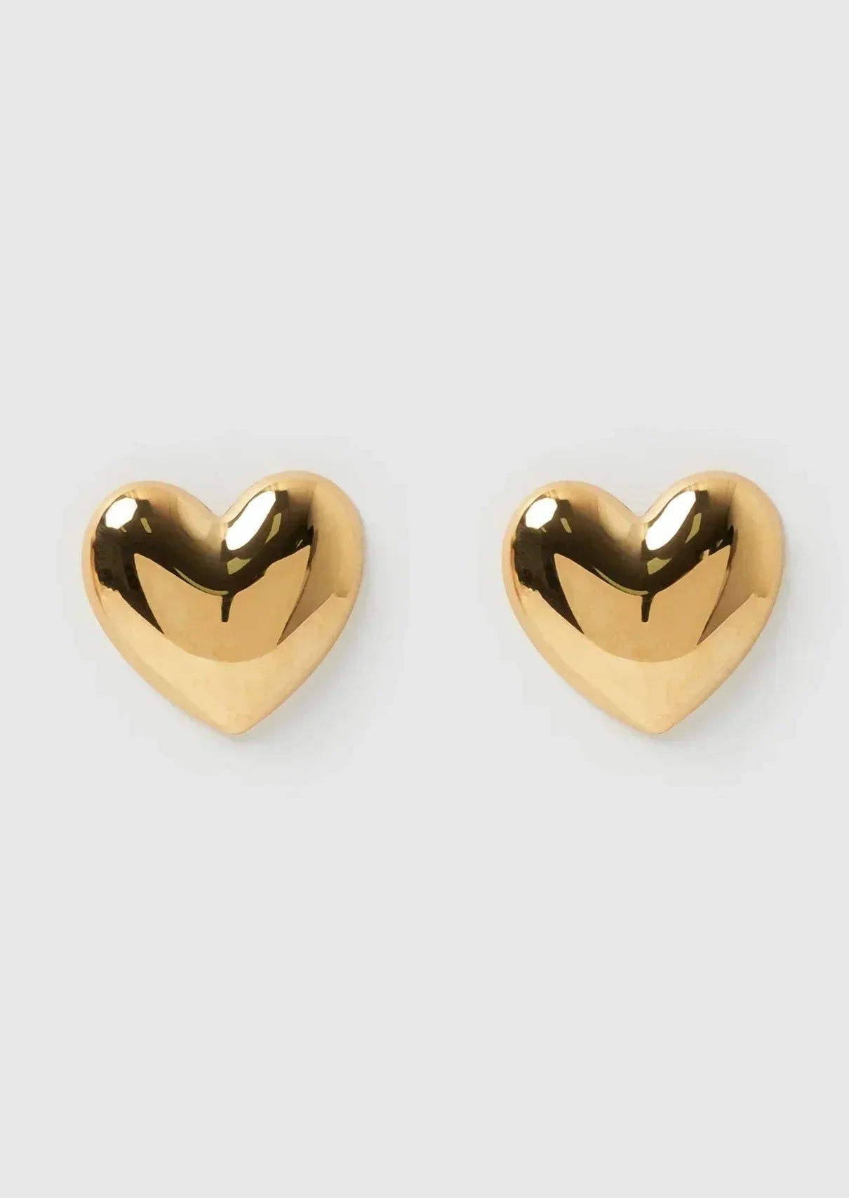 Kvinnors Örhängen Hjärtaformad Design Silver Metall-2