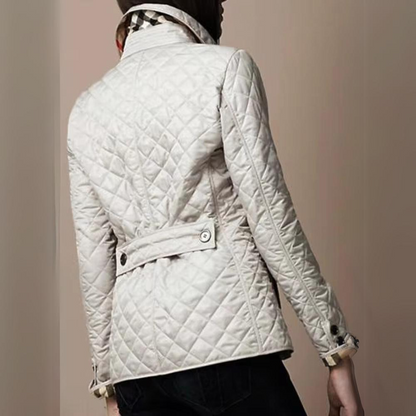 Dam Lång Vinterjacka Avslappnad Mjuk Material 2