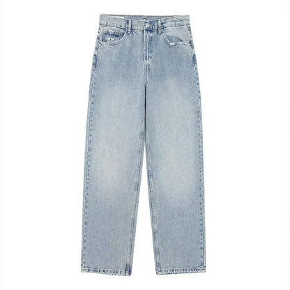 Dam Jeans Hög Midja Baggy Denim-1