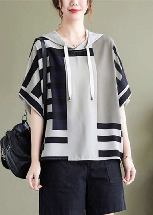 Kvinnors Kort Topp Avslappnad Bomull-2