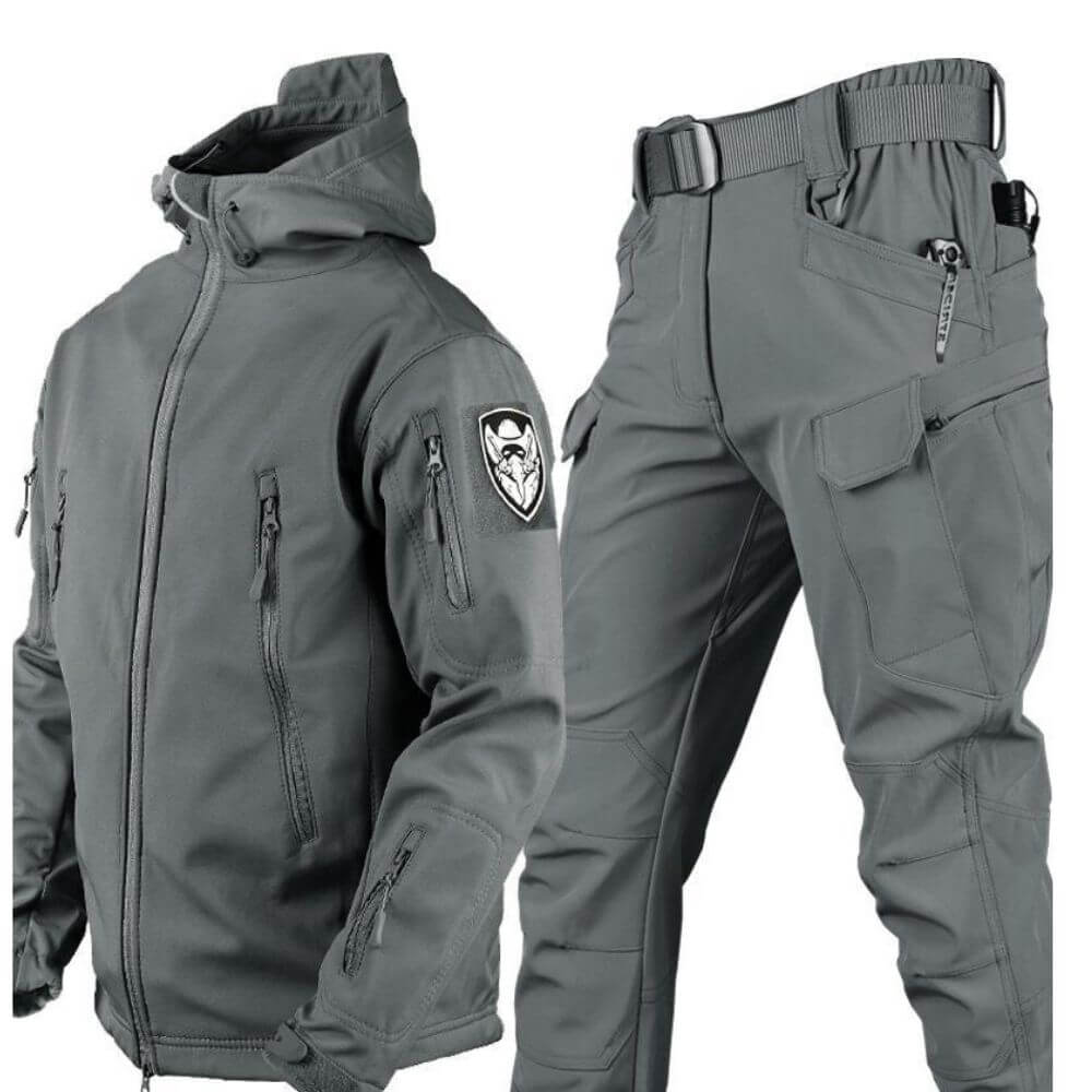 Variant image for Herr Vindbrytare och Byxor Av Högkvalitativ Polyester, Avslappnad Passform-13