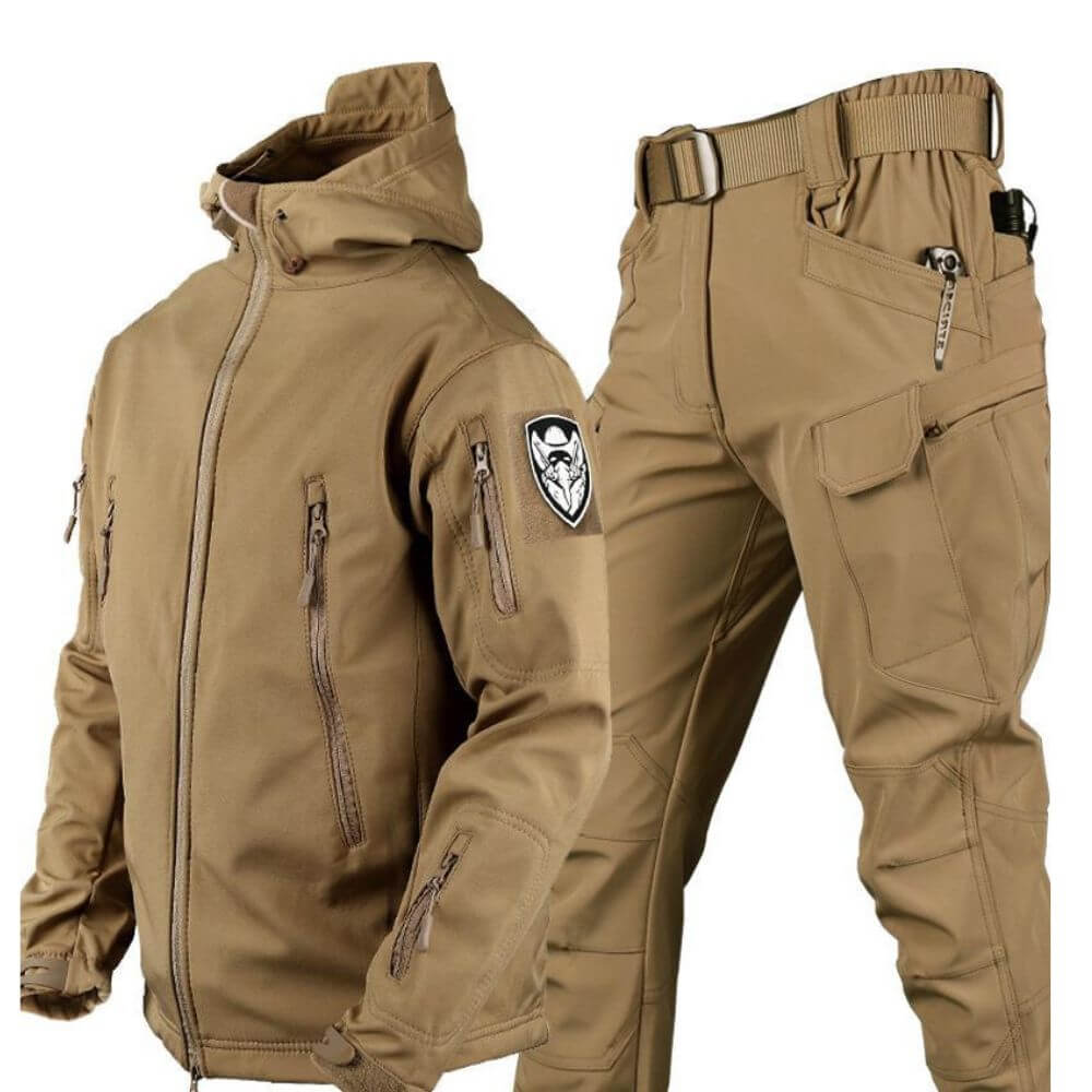 Herr Vindbrytare och Byxor Av Högkvalitativ Polyester, Avslappnad Passform-4