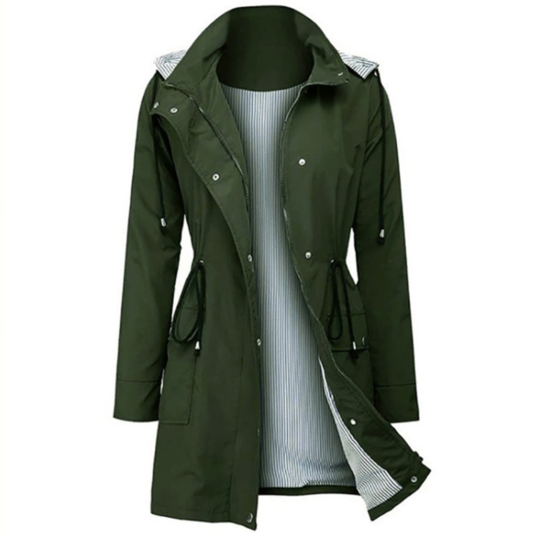 Lång Vinterrock Dam Modern Polyester 1