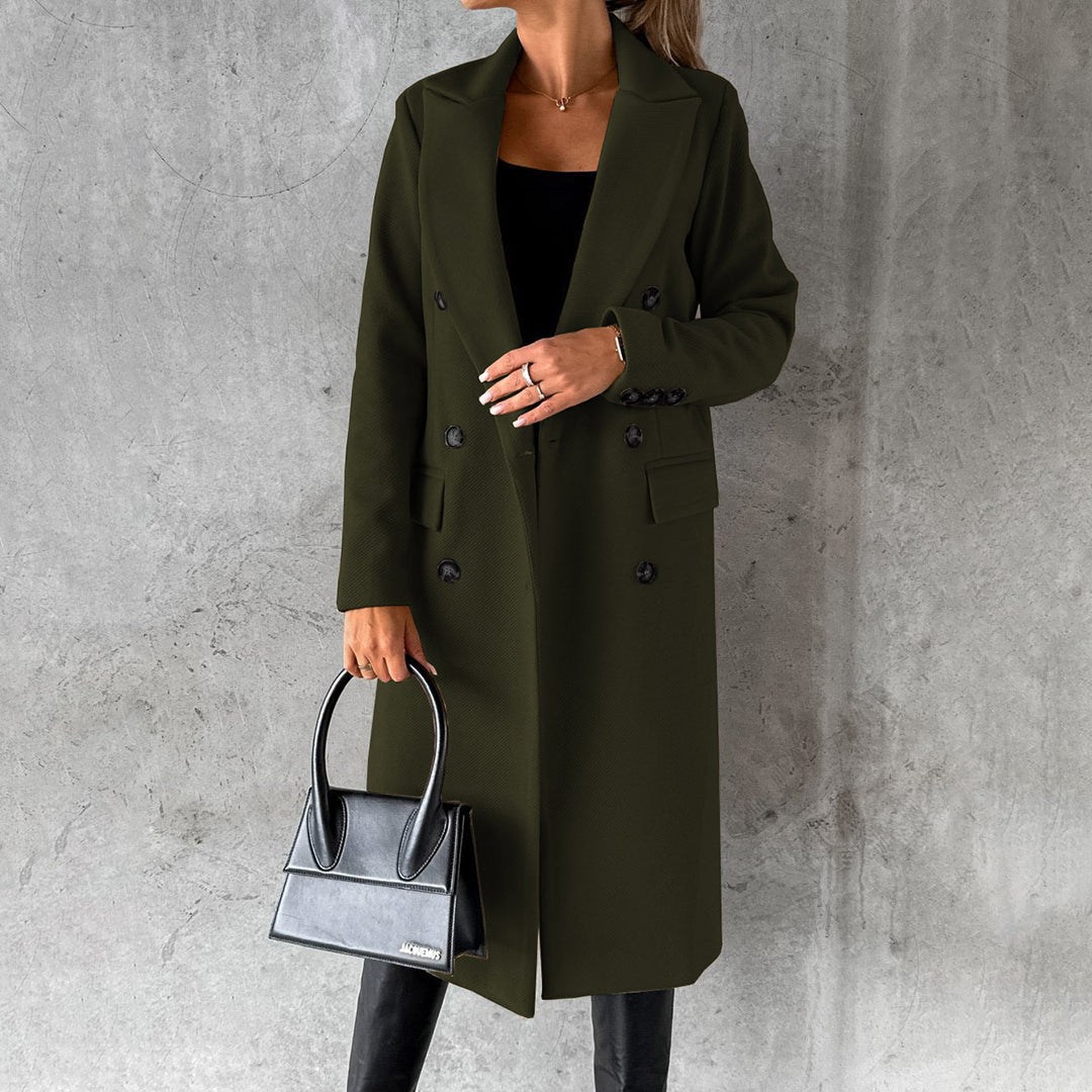 Damenjacke aus Polyester – Moderne Elegante Winterjacke in Schwarz, Blau und Grau, Warm und Bequem, Ideal für Alltag und Festlichkeiten 11