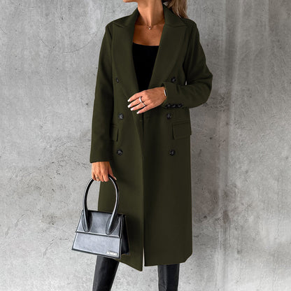 Damenjacke aus Polyester – Moderne Elegante Winterjacke in Schwarz, Blau und Grau, Warm und Bequem, Ideal für Alltag und Festlichkeiten 11