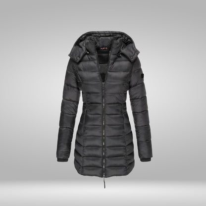 Variant image for Dam Lång Kappa Elegant Polyester med Huva-1