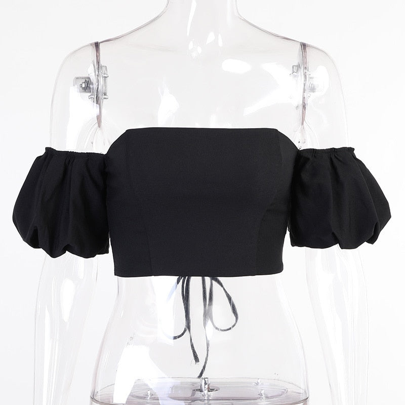 Festtoppar Dam Snörningsdetalj Kort Ärmar Polyester-4