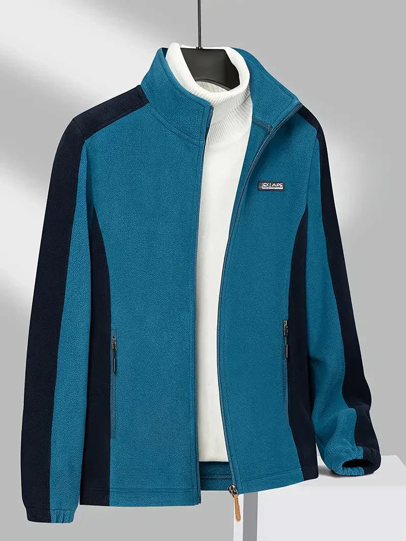 Dam Fleecejacka Hög Krage Mjuk Polyester-4