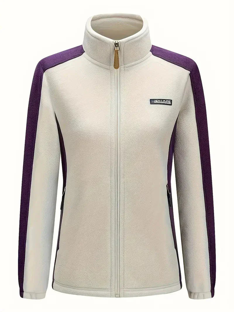 Variant image for Dam Fleecejacka Hög Krage Mjuk Polyester-6