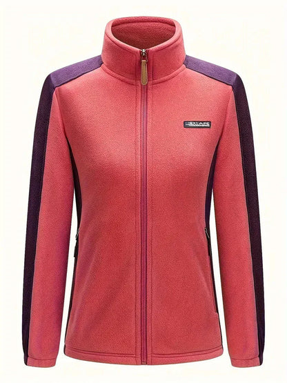 Variant image for Dam Fleecejacka Hög Krage Mjuk Polyester-19