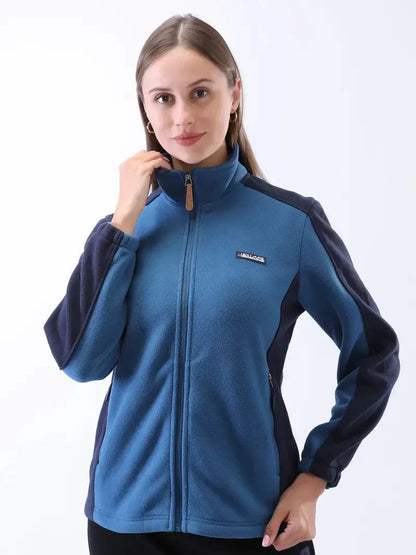 Variant image for Dam Fleecejacka Hög Krage Mjuk Polyester-1