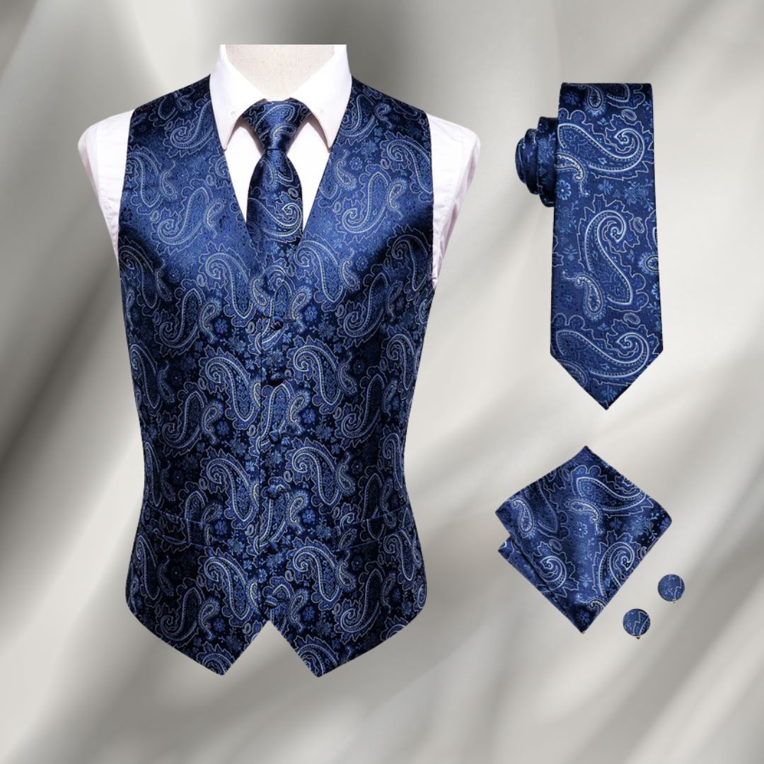 Variant image for Dam Stickad Väst Elegant Tidlös Bomull-1