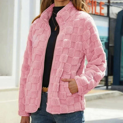 Variant image for Fleecejacka Dam Kort Modern Design Mjuk Fleece-16