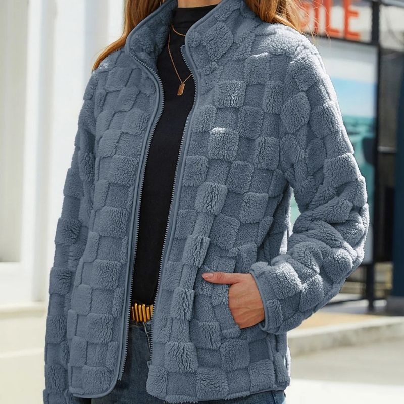 Variant image for Fleecejacka Dam Kort Modern Design Mjuk Fleece-21