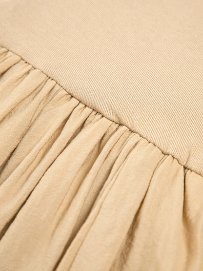 Dam Fällbar Klänning Elegant Rayon för Sommar och Festklänningar-5