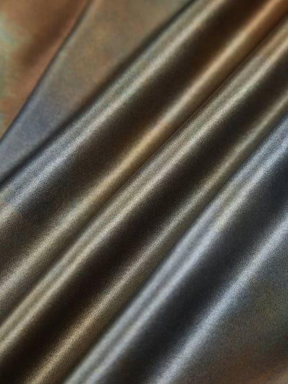 Maxiklänning Dam V-Neck Satin Långärmad – Elegant och Icke-Transparent Klänning för Sommarfester 5