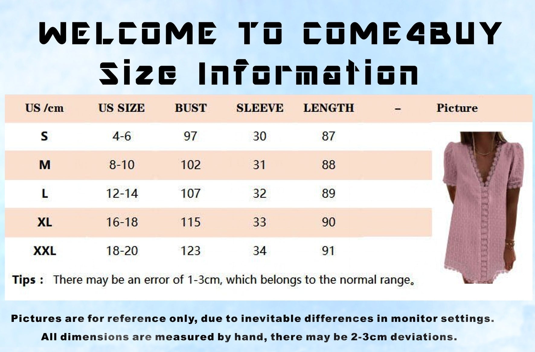 Kvinnors Miniklänning V-ringning Chiffon Regular Fit-3