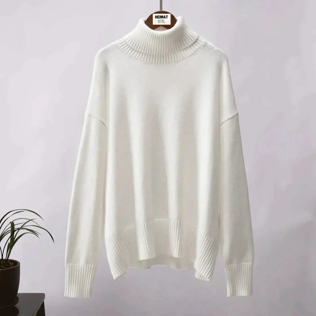 Variant image for Kvinnors Lång Kofta Löst Passande Stickad Mjuk Fiber-28