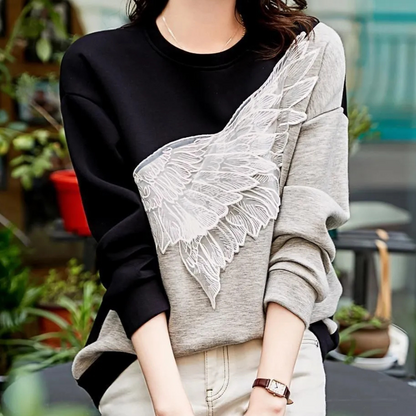 Kvinnors Fritidsskjorta Modern Bomull-2