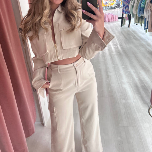 Kostym Set Dam Modern Funktionell Polyester Elastan 1