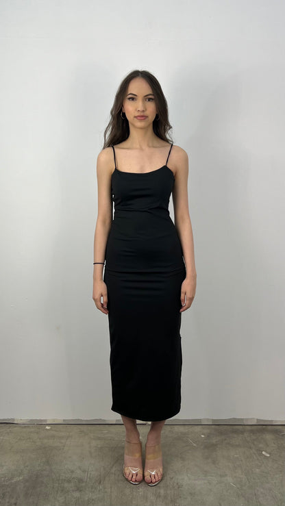 Kvinnors Lång Klänning Elegant Polyester Smal Passform-2