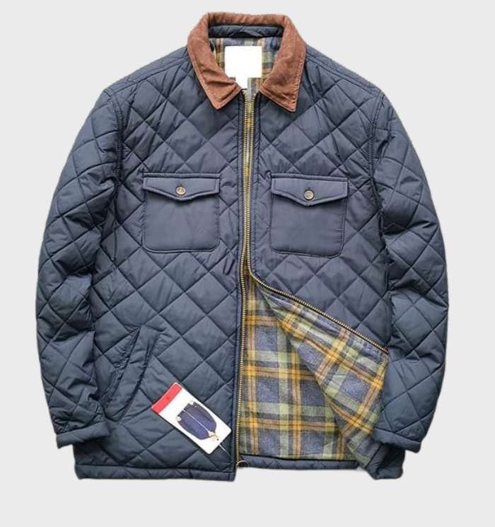 Damjacka Quiltad Flanellfoder Trendig Polyester 1
