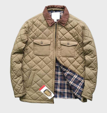 Damjacka Quiltad Flanellfoder Trendig Polyester 6