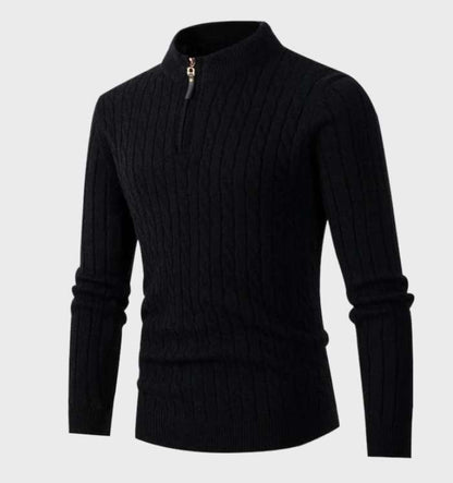 Herr Tröja Slim Fit Stickad Akryl för Vardags och Formella Tillfällen 4