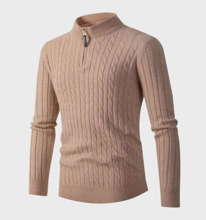 Herr Tröja Slim Fit Stickad Akryl för Vardags och Formella Tillfällen 2