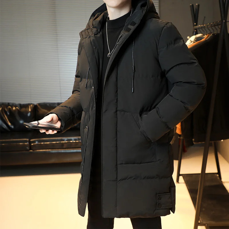 Variant image for Mäns Lång Kappa Vindtät Polyester Bomull-1