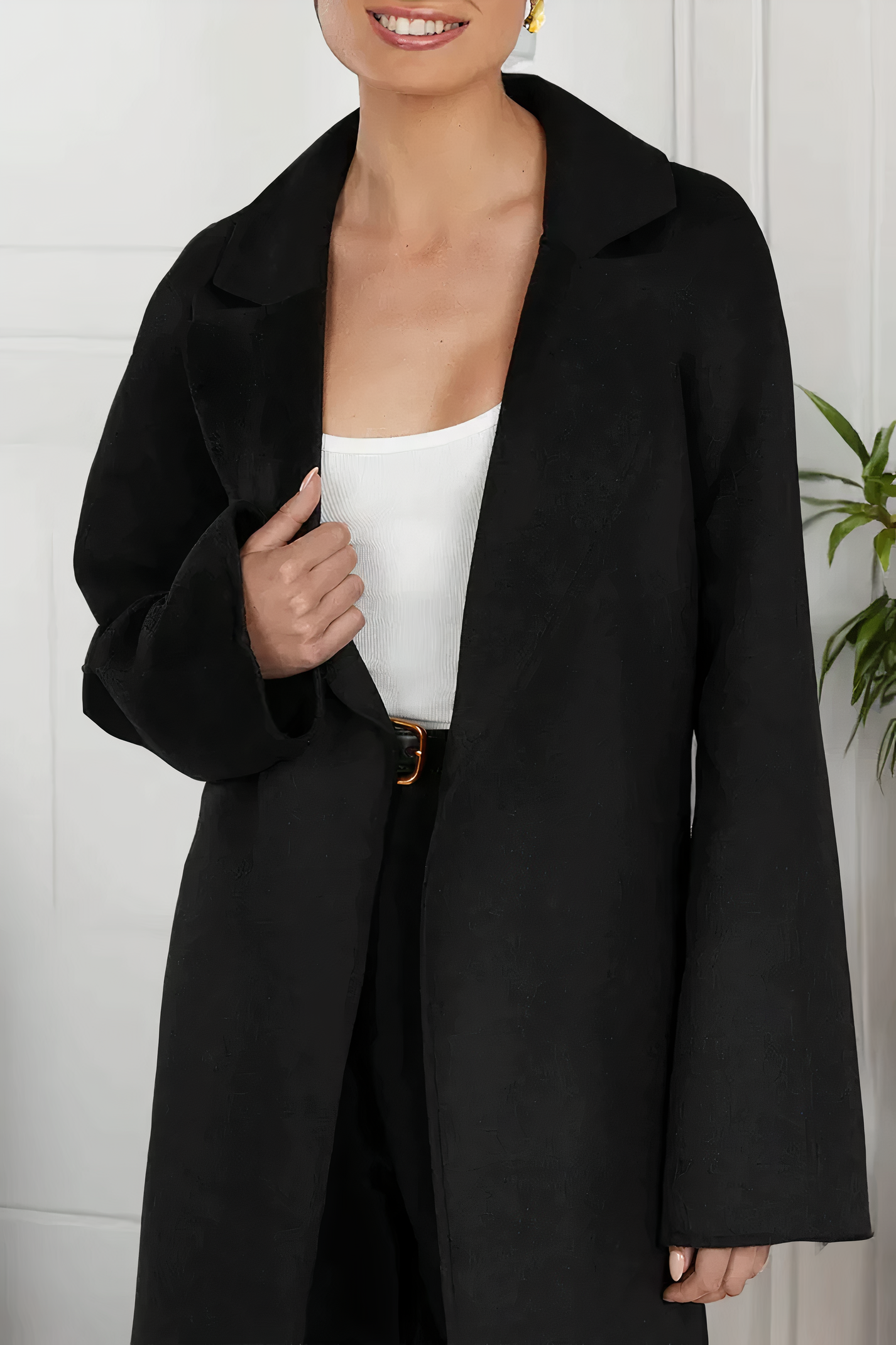 Dam Kappa Elegant MIDI Längd Justerbar Midja Högkvalitativt Tyg 5
