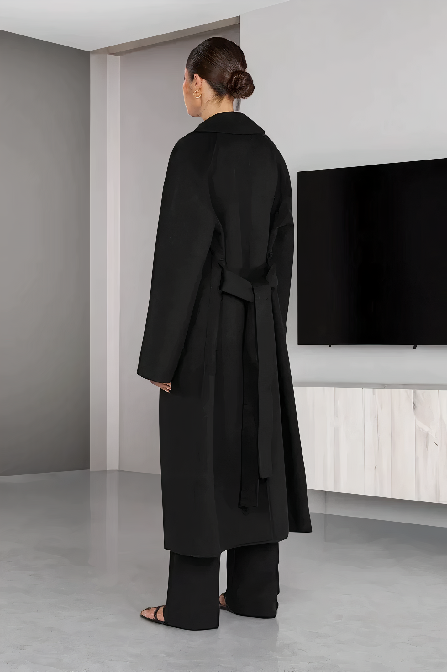 Dam Kappa Elegant MIDI Längd Justerbar Midja Högkvalitativt Tyg 4